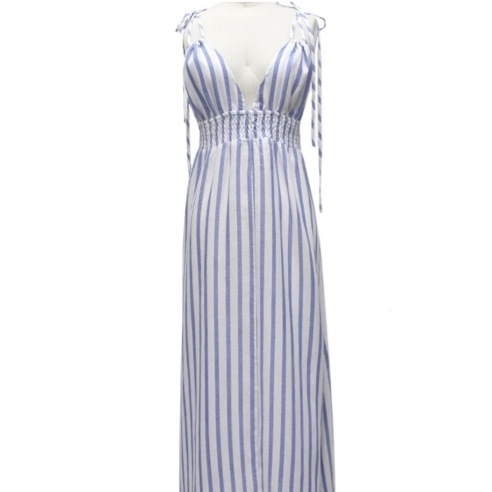 Lilyful Women's Backless Boho Maxi Dress 👗